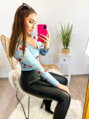 Body mit Herzen und LOVE-Aufschrift blau