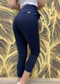 Damen Hose mit Zugschnur FREESIA dunkelblau