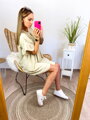 Luftiges Damenkleid in Beige
