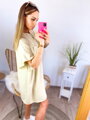 Luftiges Damenkleid in Beige