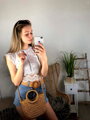 Damen-Spitzentop MFY weiß