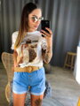 Damen-Jeansshorts für den Sommer MFY hellblau