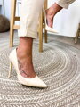Hose in beige mit Gürtel 01-2