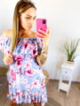 Damen-Sommerkleid mit Blumendruck