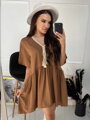 Damen-Sommerkleid in brauner Farbe
