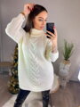 Damen-Strickpullover in Weiß