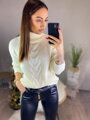 Damen-Strickpullover in Weiß