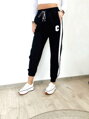 Bequeme Damen-Jogginghose in Schwarz 