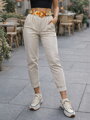 Sportlich-elegante beige Hose