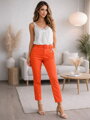 Elegante Hose in leuchtendem Orange