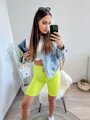 Stylische Damen-Fahrradshorts grün