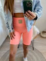Sportliche Damen-Radfahrer-Shorts rosa