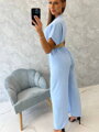 Romantický dámsky 5877 overal v babyblue farbe 
