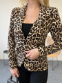 Damen-Leopardenjacke