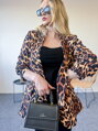 Jacke mit Animal-Print