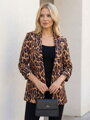 Jacke mit Animal-Print