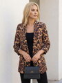 Jacke mit Animal-Print