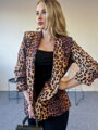 Damenjacke mit Tiermuster