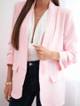 Elegante Damenblazer 9709 in zartem Rosa