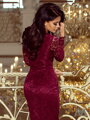 Damen Spitzenkleid 170-5 bordo
