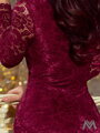 Damen Spitzenkleid 170-5 bordo