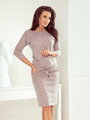 Damen Jerseykleid 13-116 rosa meliert