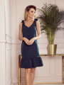 Elegantes Damenkleid 306-2 ROSITA Smaragd