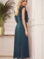 Elegantes Damen Kleid 315-1 EMILY Smaragd