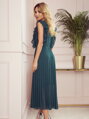 Elegantes Damen Kleid 315-1 EMILY Smaragd