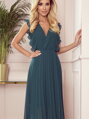 Elegantes Damen Kleid 315-1 EMILY Smaragd
