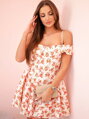 Damen-Blumenkleid 123061