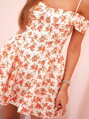 Damen-Blumenkleid 123061