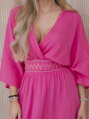 Mušelínové šaty fuksia ART88529