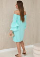 Lockeres Menthol-Damenkleid IT-23