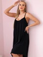 Schwarzes Kleid mit Trägern 81541