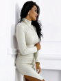 Damen-Strickkleid FLV 1064 Zimt LATTE