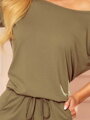 Damen Jersey-Kleid 139-8 olivgrün