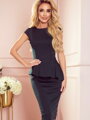 Cocktail-Midikleid mit Rüschen 192-14 