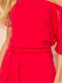 Damen Retro Kleid 249-3 rot