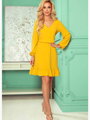 Elegantes Sommer-Abendkleid 295-6 Senf