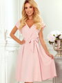 Damen-Social-Kleid in A-Linie 348-1 altrosa