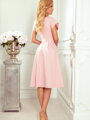 Damen-Social-Kleid in A-Linie 348-1 altrosa