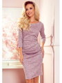 Elegantes Damen-Strickkleid 59-11 altrosa
