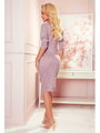 Elegantes Damen-Strickkleid 59-11 altrosa