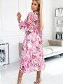 Luxuriöses Damen Kleid 433-1 rosa