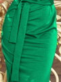 Luxuriöses asymmetrisches Kleid 240-1 grün 
