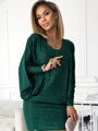 Luxuriöses Kleid 402-2 smaragdgrün