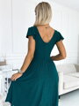 Midi Kleid 425-6 MATILDE smaragdgrün