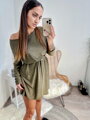 Mini-Kleid schwarz und gold