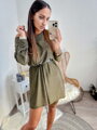 Mini-Kleid schwarz und gold